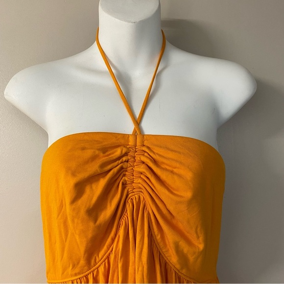 Babydoll Maternity Tank Top - Maternity By Ingrid & Isabel Orange Medium - Picture 5 of 12